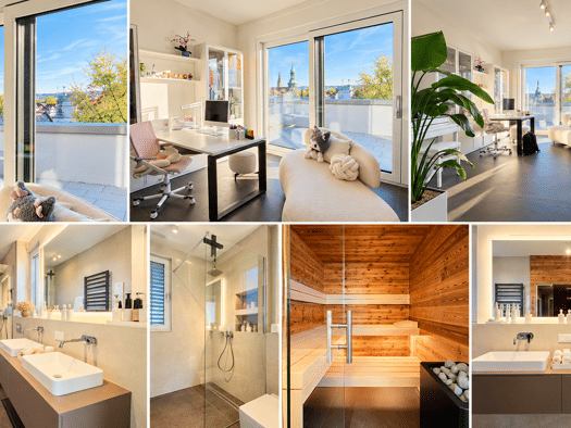 Penthouse zur Miete 3.740 € 4 Zimmer 134,6 m² Geschoss 4/5 frei ab 01.01.2027 Altstadt Konstanz 78462