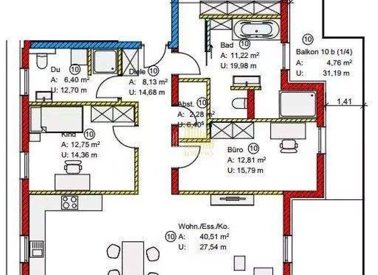 Penthouse zum Kauf 666.100 € 4 Zimmer 156,3 m² frei ab 01.12.2027 Bollendorfer Straße 30 Echternacherbrück 54668