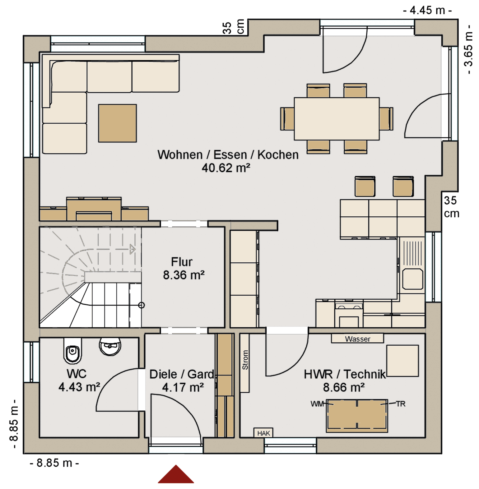 Haus zum Kauf provisionsfrei 467.000 € 6 Zimmer 125 m²<br/>Wohnfläche 600 m²<br/>Grundstück ab sofort<br/>Verfügbarkeit Bödigheim Buchen (Odenwald) 74722