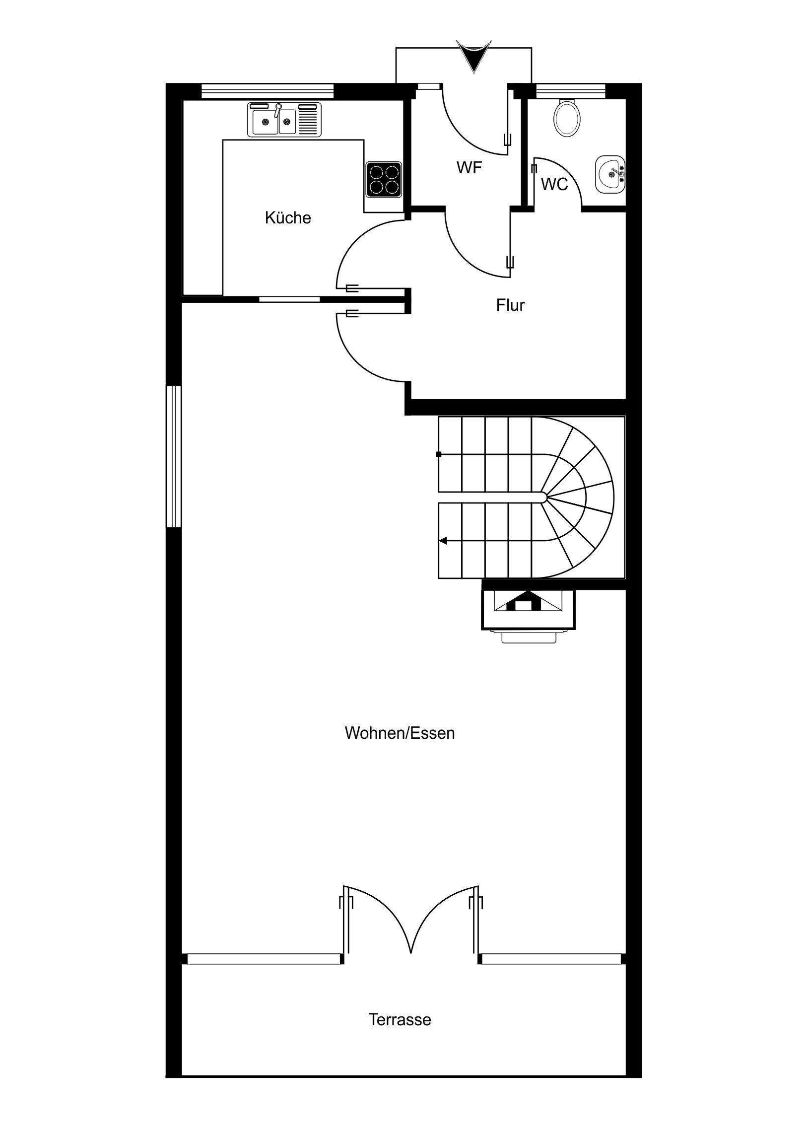 Doppelhaushälfte zum Kauf 450.000 € 4 Zimmer 106 m²<br/>Wohnfläche 340 m²<br/>Grundstück Rahlstedt Hamburg 22145