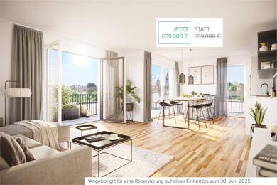 Wohnung zum Kauf - Neubau provisionsfrei 639.000 € 3 Zimmer 68,8 m² 1. Geschoss frei ab sofort Landsberger Str. 465/Bodenstedtstr. Pasing München 81241