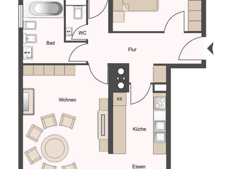 Wohnung zum Kauf 199.000 € 3 Zimmer 74 m² Vockenhausen Eppstein-Vockenhausen 65817
