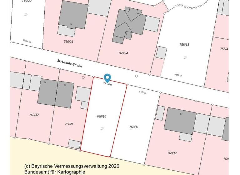 Grundstück zum Kauf 133.950 € 462 m² Grundstück Sankt-Ursula-Straße 6 Geisling Pfatter 93102