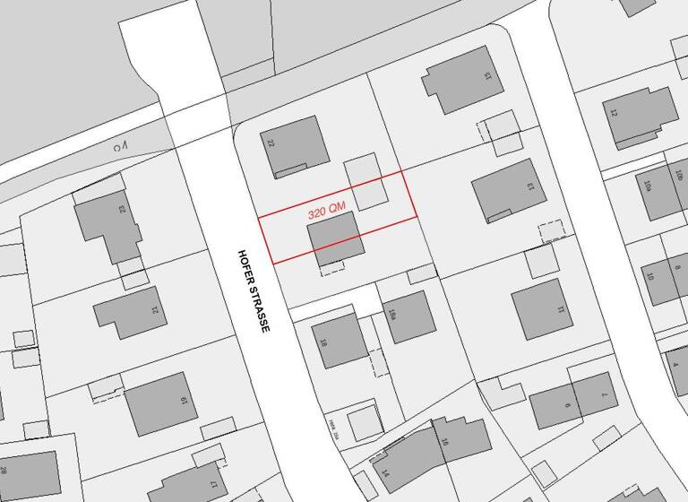 Grundstück zum Kauf provisionsfrei 348.800 € 320 m² Grundstück Hofer Straße 20 Ziegelstein Nürnberg 90411