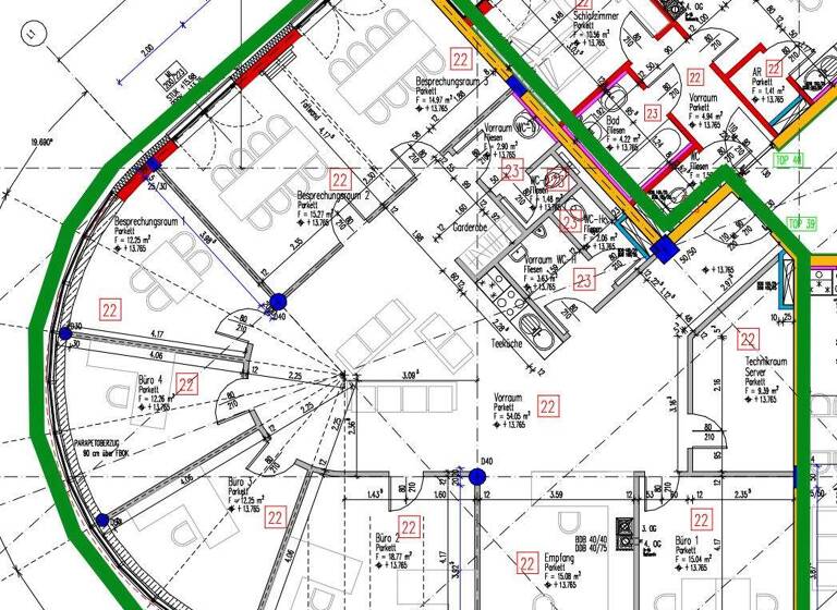 Bürofläche zur Miete 10,50 € 189,4 m² Bürofläche Urfahr Linz 4040