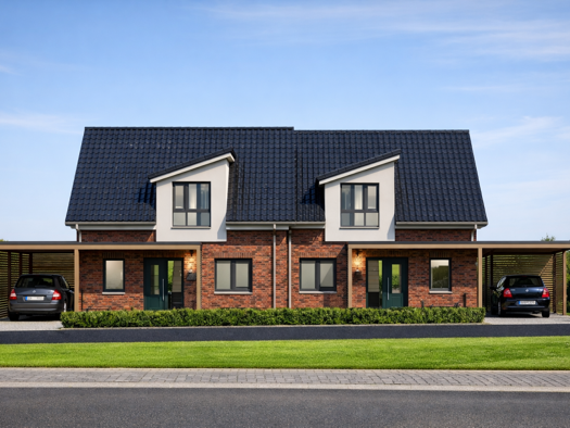 Doppelhaushälfte zum Kauf 747.680 € 5 Zimmer 155,6 m² 312,3 m² Grundstück Sutthausen Osnabrück 49082