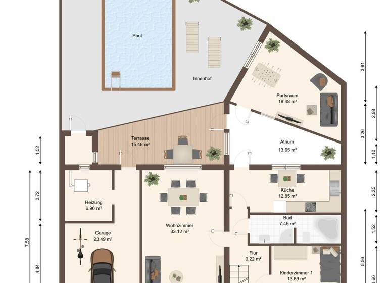Haus zum Kauf 165.000 € 5 Zimmer 140,7 m² 248 m² Grundstück Burg 39288