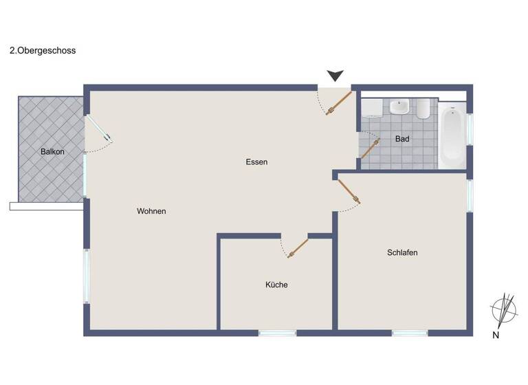 Wohnung zum Kauf 233.000 € 2 Zimmer 62 m² 2. Geschoss Hedelfingen Stuttgart 70329