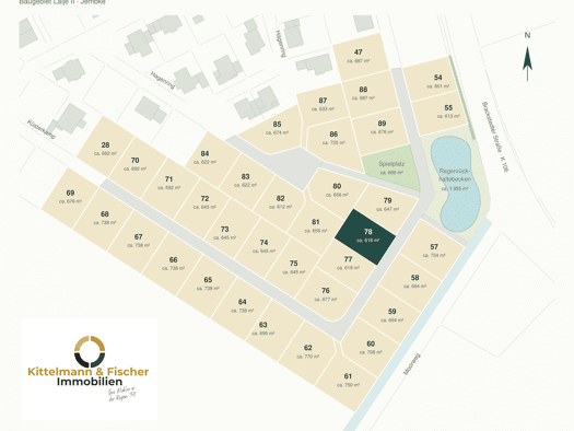 Grundstück zum Kauf provisionsfrei 166.242 € 618 m² Grundstück Küsterkamp 39 Jembke 38477
