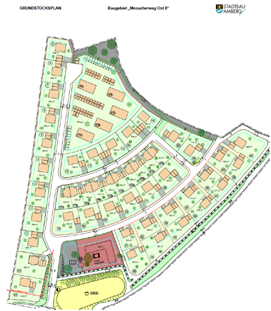 Grundstück zum Kauf provisionsfrei 160.900 € 805 m² Grundstück Mosacherweg Dreifaltigkeit Amberg 92224