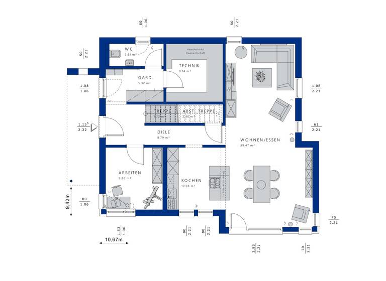 Einfamilienhaus zum Kauf 589.699 € 5,5 Zimmer 162 m² 580 m² Grundstück Breckerfeld 58339