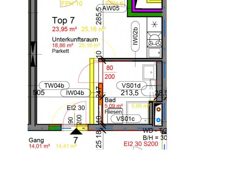 Studio zum Kauf - Erstbezug 175.000 € 1 Zimmer 24 m² EG Wien 1170