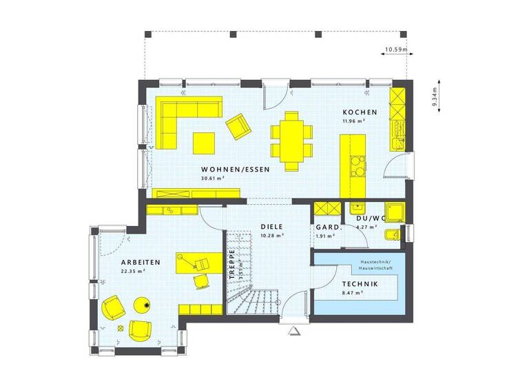 Einfamilienhaus zum Kauf provisionsfrei 619.726 € 5 Zimmer 165 m² 500 m² Grundstück Nieder-Saulheim Saulheim 55291
