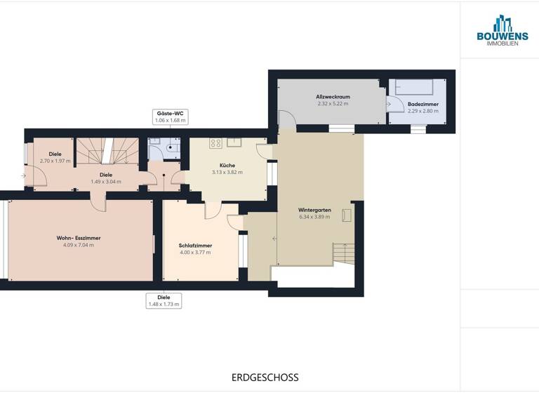 Reihenmittelhaus zum Kauf 210.000 € 6 Zimmer 186 m² 696 m² Grundstück Hillensberg Selfkant / Hillensberg 52538