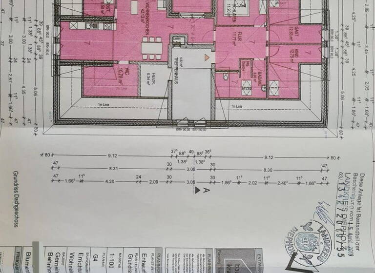 Penthouse zum Kauf provisionsfrei 349.000 € 4 Zimmer 121 m² 2. Geschoss Lemförde 49448