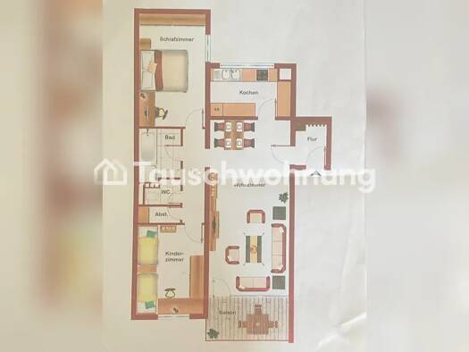 Wohnung zur Miete Tauschwohnung 950 € 3,5 Zimmer 84 m² Kornwestheim Kornwestheim 70806