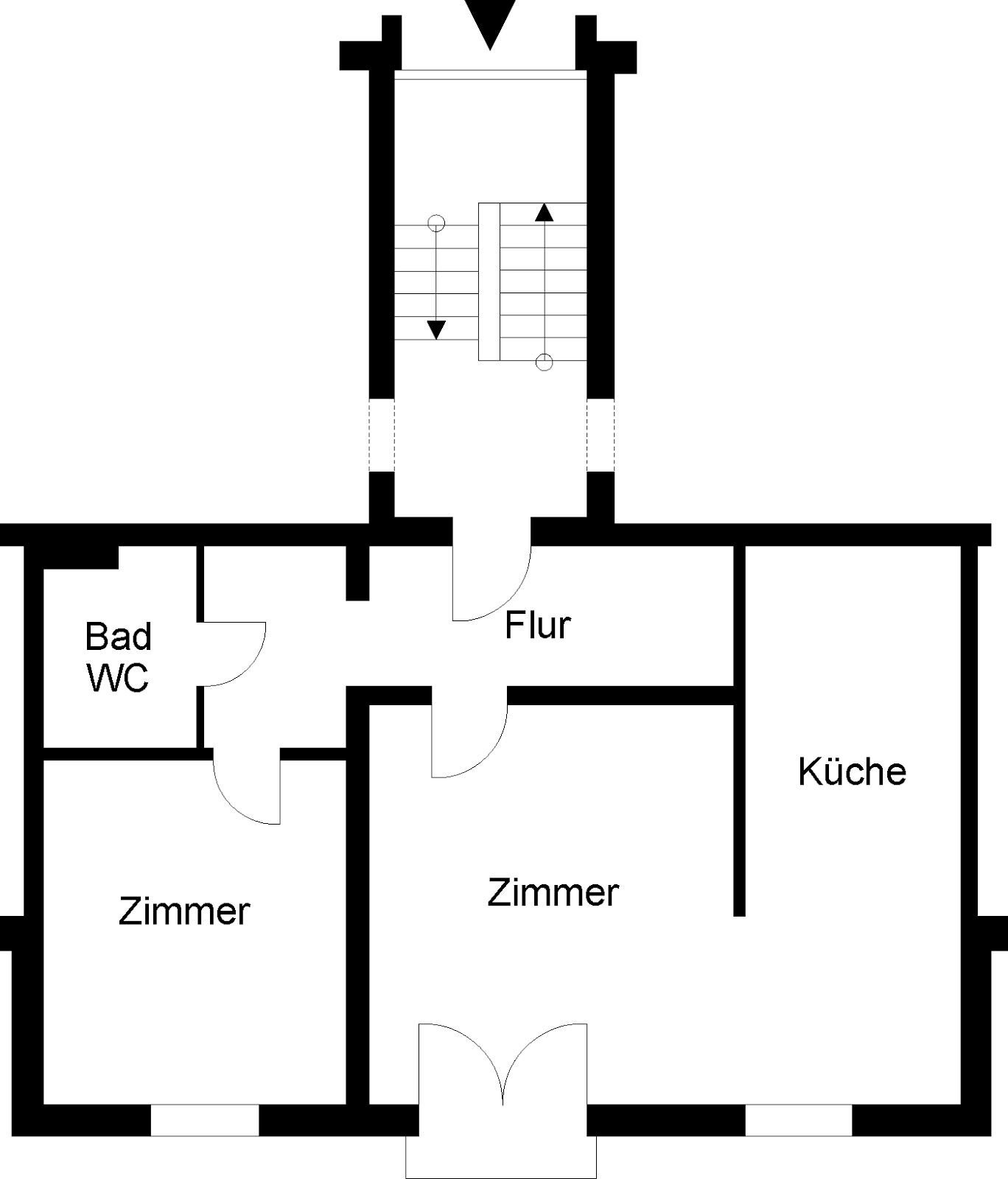 Wohnung zur Miete nur mit Wohnberechtigungsschein 317 € 2 Zimmer 64,6 m²<br/>Wohnfläche 1.<br/>Geschoss 01.02.2025<br/>Verfügbarkeit Rostocker Str. 26 Westhagen Wolfsburg 38444