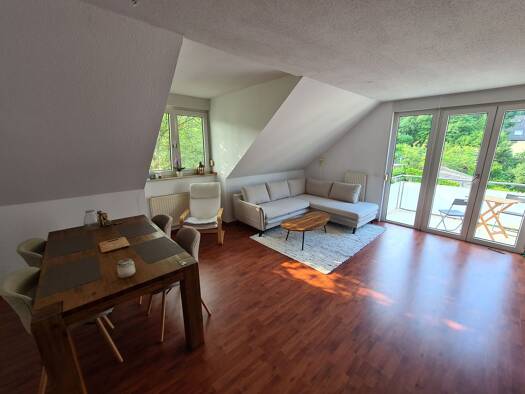 Maisonette zur Miete 1.100 € 2 Zimmer 67 m² Geschoss 3/4 frei ab 01.05.2026 Hermann-Löns-Weg 4 Schlierbach Heidelberg 69118