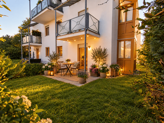 Terrassenwohnung zur Miete 880 € 1 Zimmer 38,4 m² Geschoss EG/3 frei ab sofort Vaterstetten Vaterstetten 85591