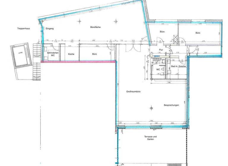 Büro zur Miete 2.875 € 5 Zimmer 230 m² Bürofläche Graneckerstraße 1 Haidenhof-Nord Passau 94036