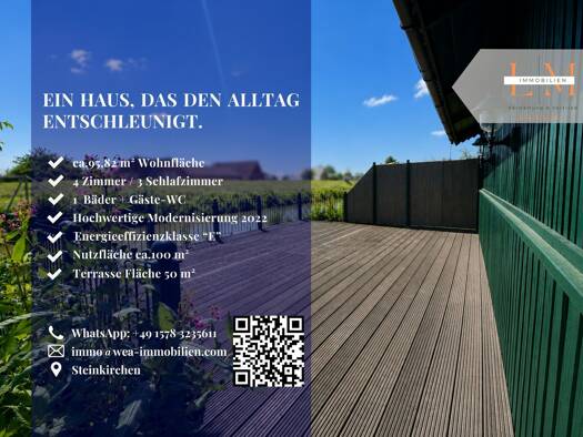 Einfamilienhaus zum Kauf 308.000 € 4 Zimmer 95,8 m² 457,3 m² Grundstück Steinkirchen 21720