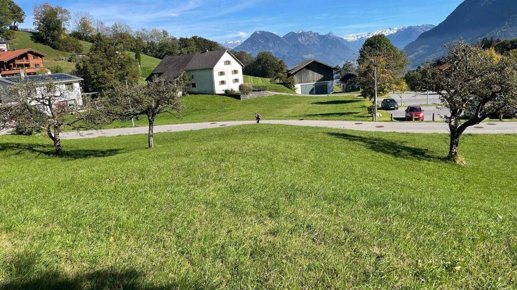 Grundstück zum Kauf provisionsfrei 550.200 € 1.572 m² Grundstück Baugenehmigung vorhanden Enderwinkel 23 Frastanz 6820