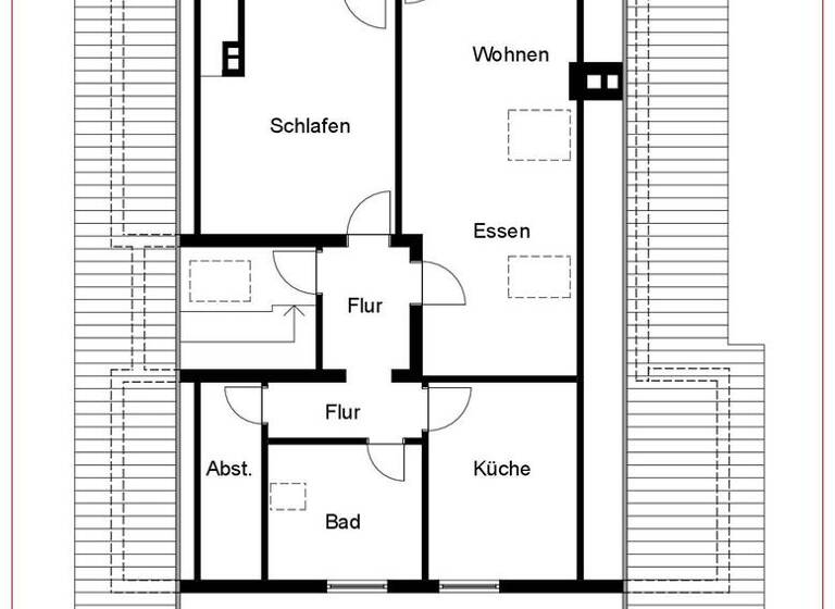 Wohnung zur Miete 800 € 2,5 Zimmer 80 m² 1. Geschoss Stammheim Calw 75365