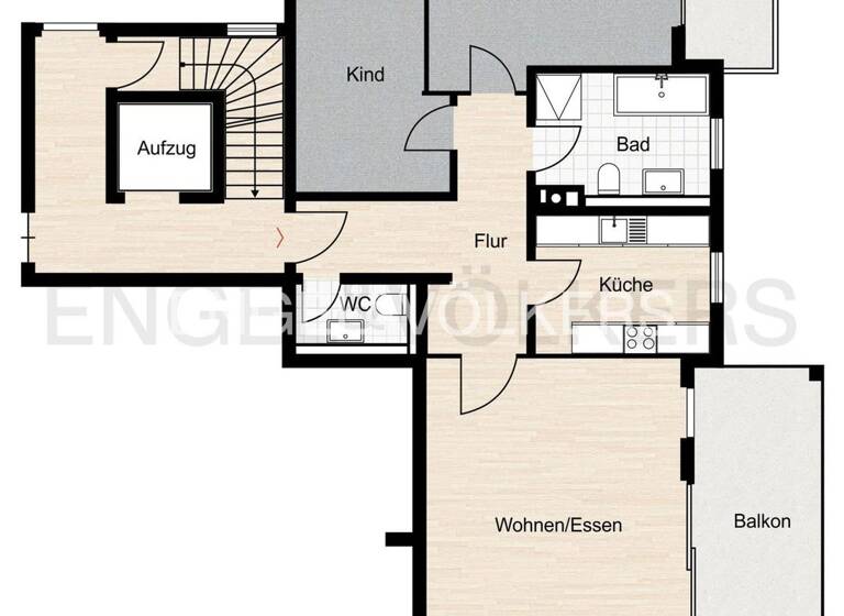 Wohnung zum Kauf 653.000 € 3 Zimmer 97 m² Wiesbaden 65198