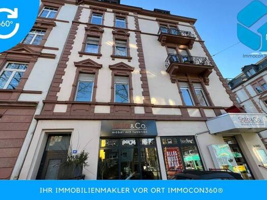 Wohnung zur Miete 3.000 € 5 Zimmer 160 m² 1. Geschoss Schweizer Straße 90 Sachsenhausen Frankfurt 60594