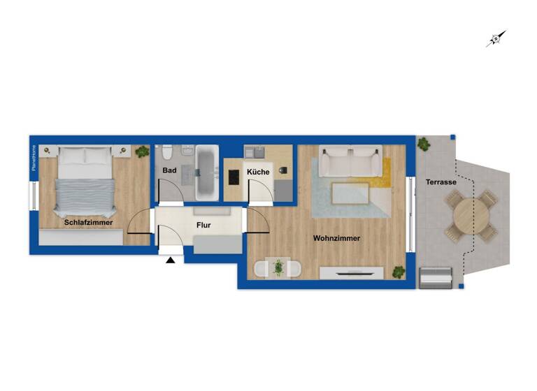 Wohnung zum Kauf 379.000 € 2 Zimmer 53,7 m² EG Partenkirchen Garmisch-Partenkirchen 82467