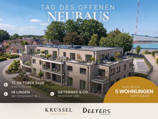 Wohnung zum Kauf - Erstbezug 439.000 € 3 Zimmer 101,3 m² Laxten Lingen (Ems) 49808