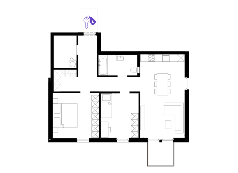 Wohnung zum Kauf provisionsfrei 434.030 € 3 Zimmer 77 m² 2. Geschoss Gießenweg 24 Telfs 6410