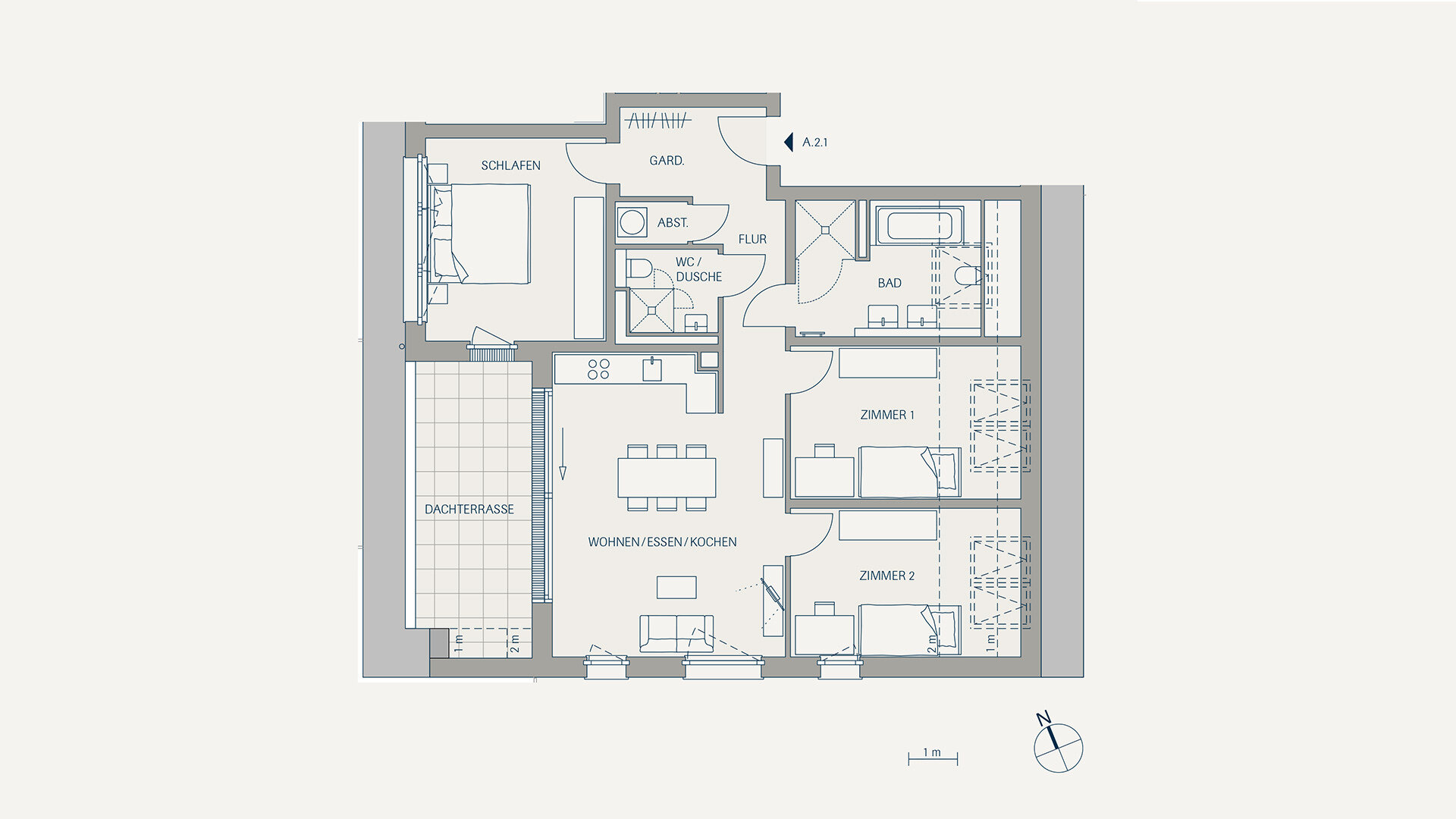 Wohnung zum Kauf 823.200 € 4 Zimmer 98,9 m²<br/>Wohnfläche Bundesstraße 27b Zarten Zarten 79199