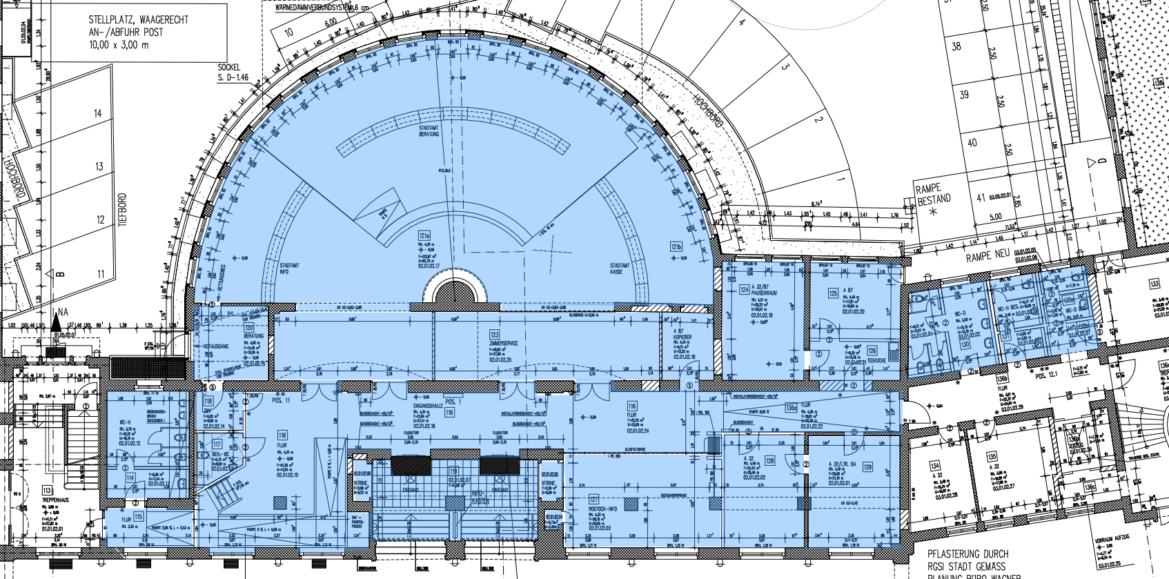 Büro-/Praxisfläche zur Miete provisionsfrei 779,4 m²<br/>Bürofläche Neuer Markt 3 Stadtmitte Rostock 18055