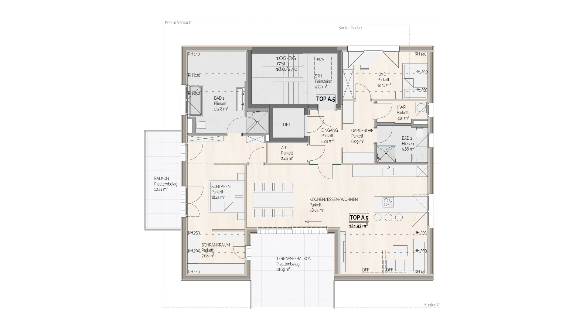 Wohnung zum Kauf 839.000 € 3 Zimmer 124,7 m²<br/>Wohnfläche Steinbach am Attersee 4853