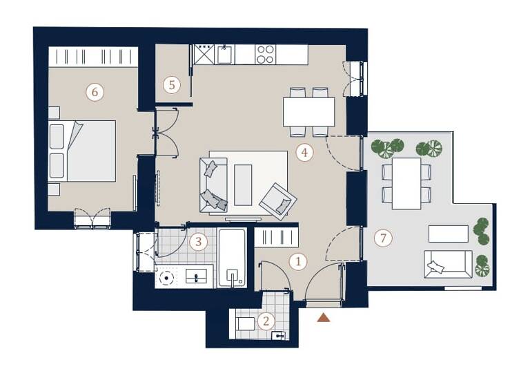 Wohnung zum Kauf 549.000 € 2 Zimmer 54,3 m² 3. Geschoss Tendlergasse 3 Wien 1090