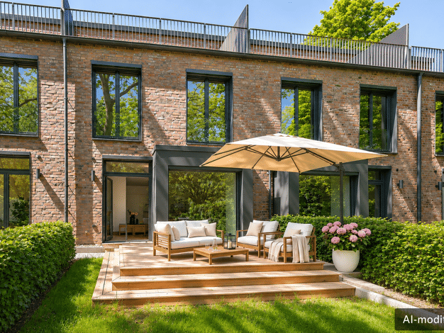 Reihenmittelhaus zum Kauf - Neubau 1.490.000 € 4 Zimmer 137 m² 112 m² Grundstück Groß Flottbek Altona 22607