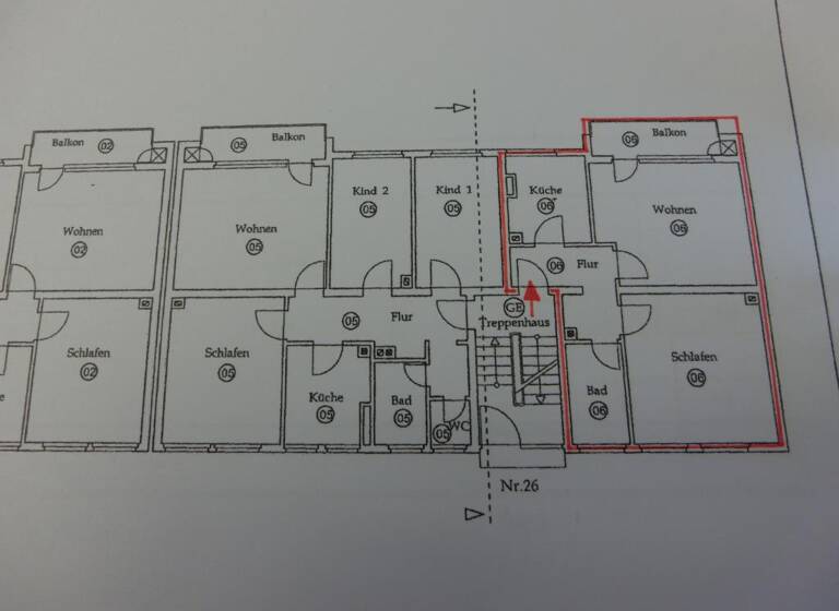 Wohnung zum Kauf provisionsfrei 99.500 € 2,5 Zimmer 54 m²<br/>Wohnfläche EG<br/>Geschoss Röckenstraße 26 Katernberg Essen 45327