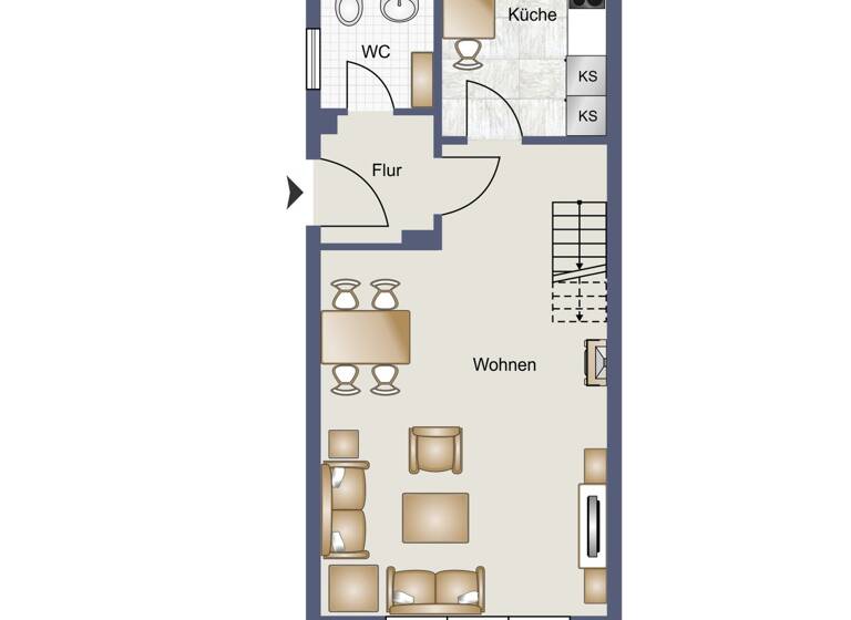 Doppelhaushälfte zum Kauf 289.000 € 5 Zimmer 95 m²<br/>Wohnfläche 497 m²<br/>Grundstück Funnix Wittmund / Neufunnixsiel 26409