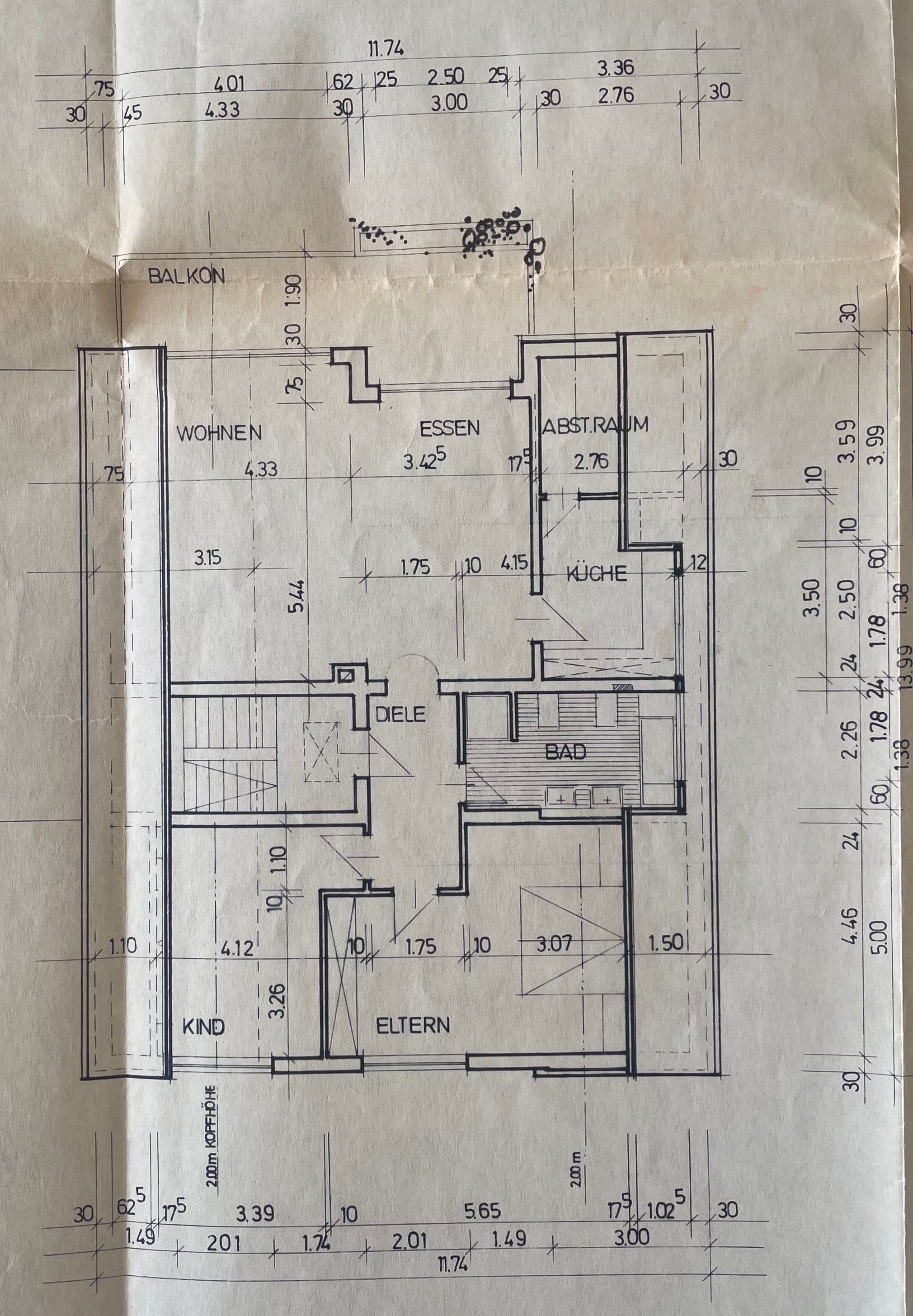 Penthouse zur Miete 1.450 € 3 Zimmer 103 m²<br/>Wohnfläche 2.<br/>Geschoss Coutandinstraße Walldorf Mörfelden-Walldorf 64546