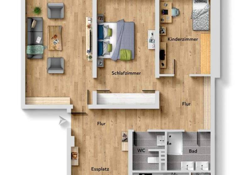 Wohnung zum Kauf 398.000 € 3 Zimmer 91 m² Oberesslingen Esslingen am Neckar 73730