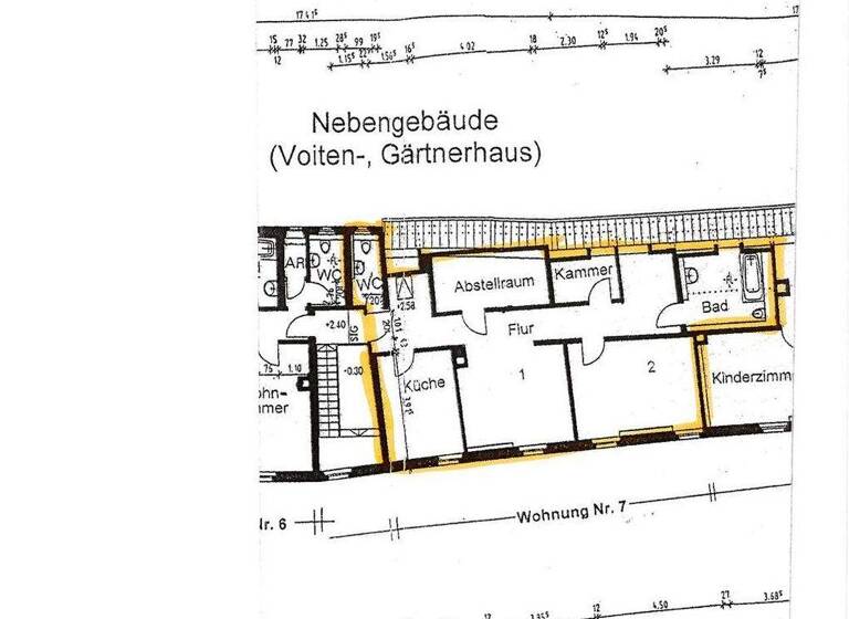 Wohnung zur Miete 550 € 2 Zimmer 71 m² 1. Geschoss frei ab sofort Henfenfeld 91239