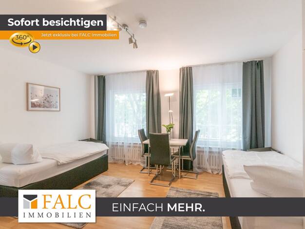 Wohnung zur Miete Wohnen auf Zeit 1.200 € 1 Zimmer 30,8 m² frei ab sofort Schützenbahn 15 Stadtkern Essen 45127