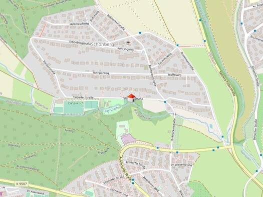 Grundstück zum Kauf 1.750 m² Grundstück Taldorferstraße 38 Schönberg Stuttgart / Schönberg 70599