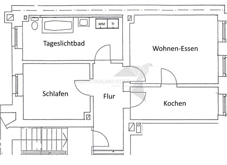 Wohnung zur Miete 333 € 2 Zimmer 63,6 m²<br/>Wohnfläche 3.<br/>Geschoss Zieschestraße 1 Zentrum Chemnitz 09111
