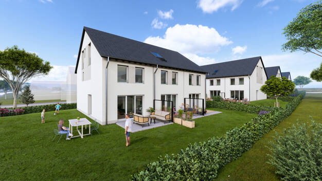 Reihenendhaus zum Kauf - Erstbezug 549.900 € 5,5 Zimmer 137 m² 220 m² Grundstück Gau-Bischofsheim 55296