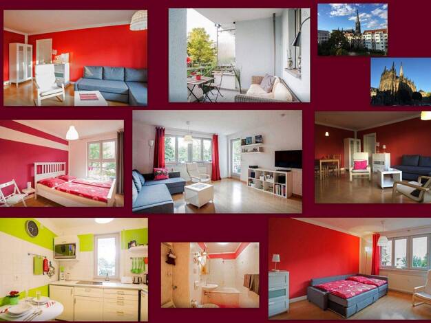 Wohnung zur Miete Wohnen auf Zeit 1.450 € 2 Zimmer 65 m² frei ab 24.03.2026 Zentrum-Süd Leipzig 04107