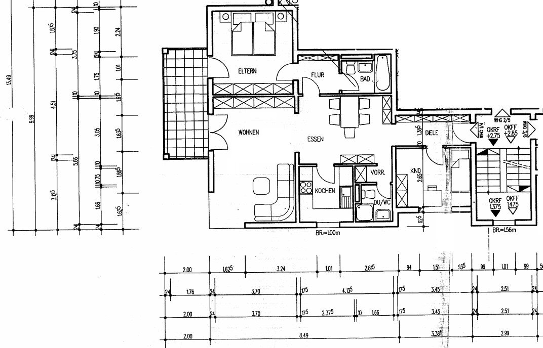 Wohnung zur Miete 590 € 3 Zimmer 80 m²<br/>Wohnfläche EG<br/>Geschoss Heckendalheim Mandelbachtal 66399