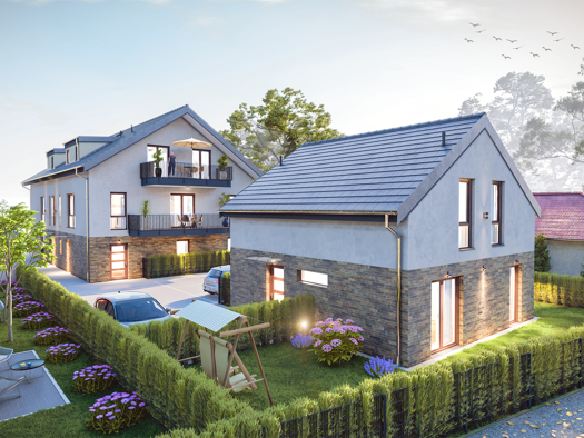 Einfamilienhaus zum Kauf - Erstbezug provisionsfrei 595.000 € 5 Zimmer 108,3 m² 208 m² Grundstück frei ab sofort Goethestraße 42 Walldorf Mörfelden-Walldorf 64546