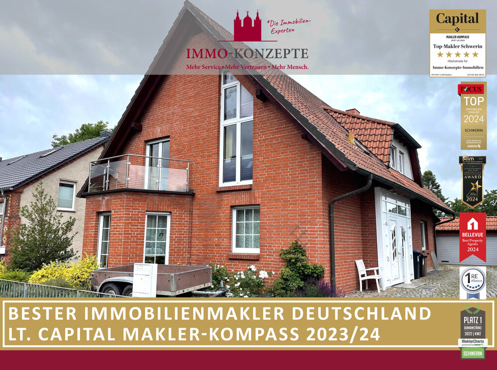 Einfamilienhaus zum Kauf 550.000 € 5 Zimmer 180,9 m²<br/>Wohnfläche 932 m²<br/>Grundstück Görries Schwerin 19061